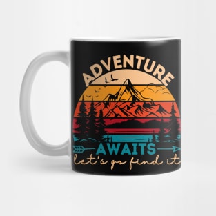 Adventure Awaits Let's Go Find It Mug